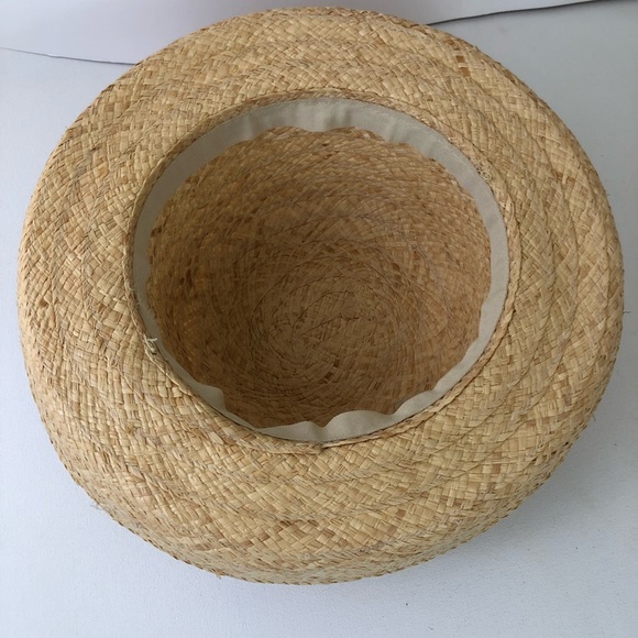 3 For $16 Sale! Straw Hat With Rolled Brim. - Picture 3 of 3